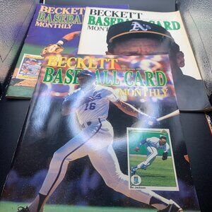 Lot of 3 Beckett Baseball Card Monthly Guides #62 #57 and #59